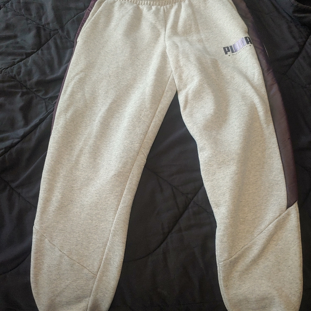 Puma Joggers Sweatpants Men's NEW - Picture 2 of 16